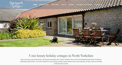 Desktop Screenshot of cherrygarthcottages.co.uk