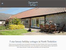 Tablet Screenshot of cherrygarthcottages.co.uk